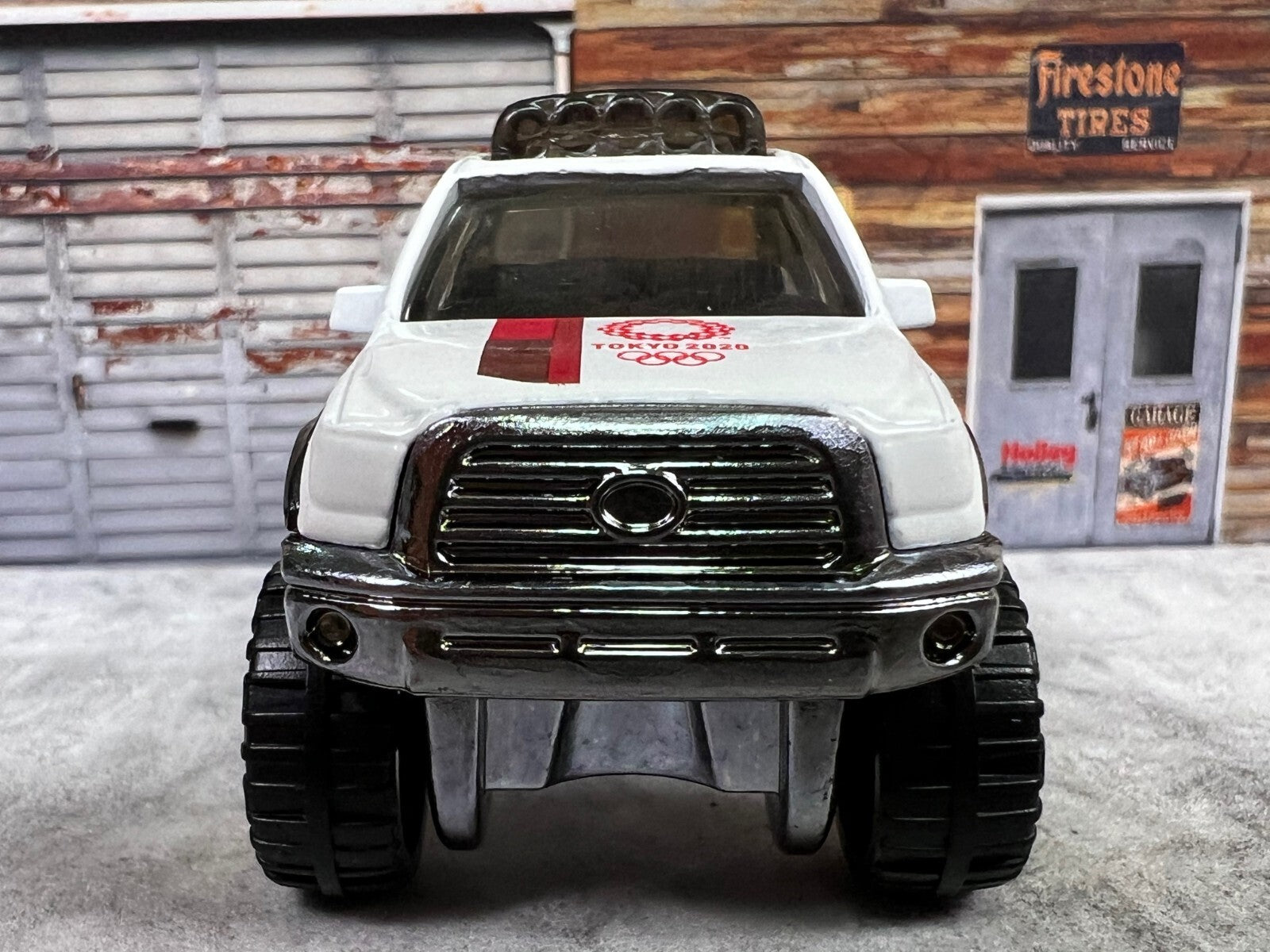 🔥Hot Wheels 2010 Toyota Tundra White Tokyo 2020 Olympic Games Baseball C 16🔥