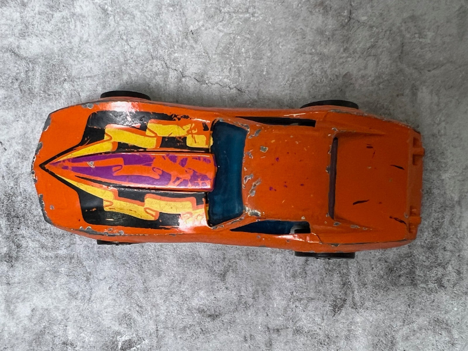 🔥🔥🔥Hot Wheels 1975 Flying Colors Corvette Stingray Orange Hong Kong C15🔥🔥🔥