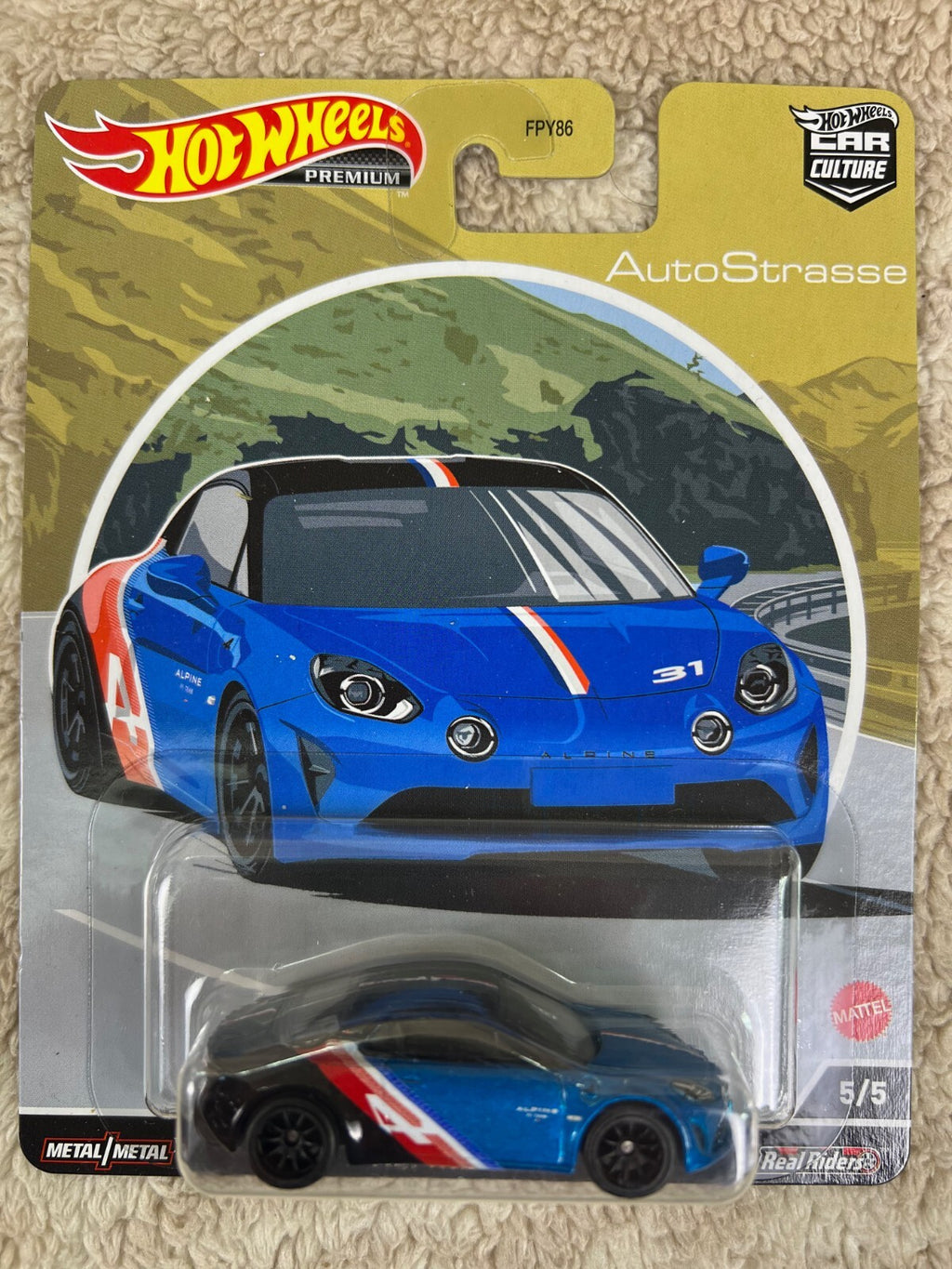 🔥🔥🔥Hot Wheels Premium 2022 Car Culture "Auto Strasse" Alpine A110 HW17🔥🔥🔥