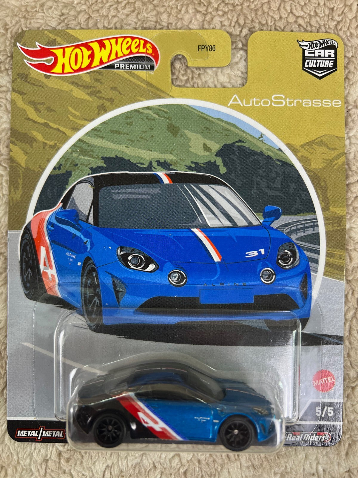 🔥🔥🔥Hot Wheels Premium 2022 Car Culture "Auto Strasse" Alpine A110 HW17🔥🔥🔥