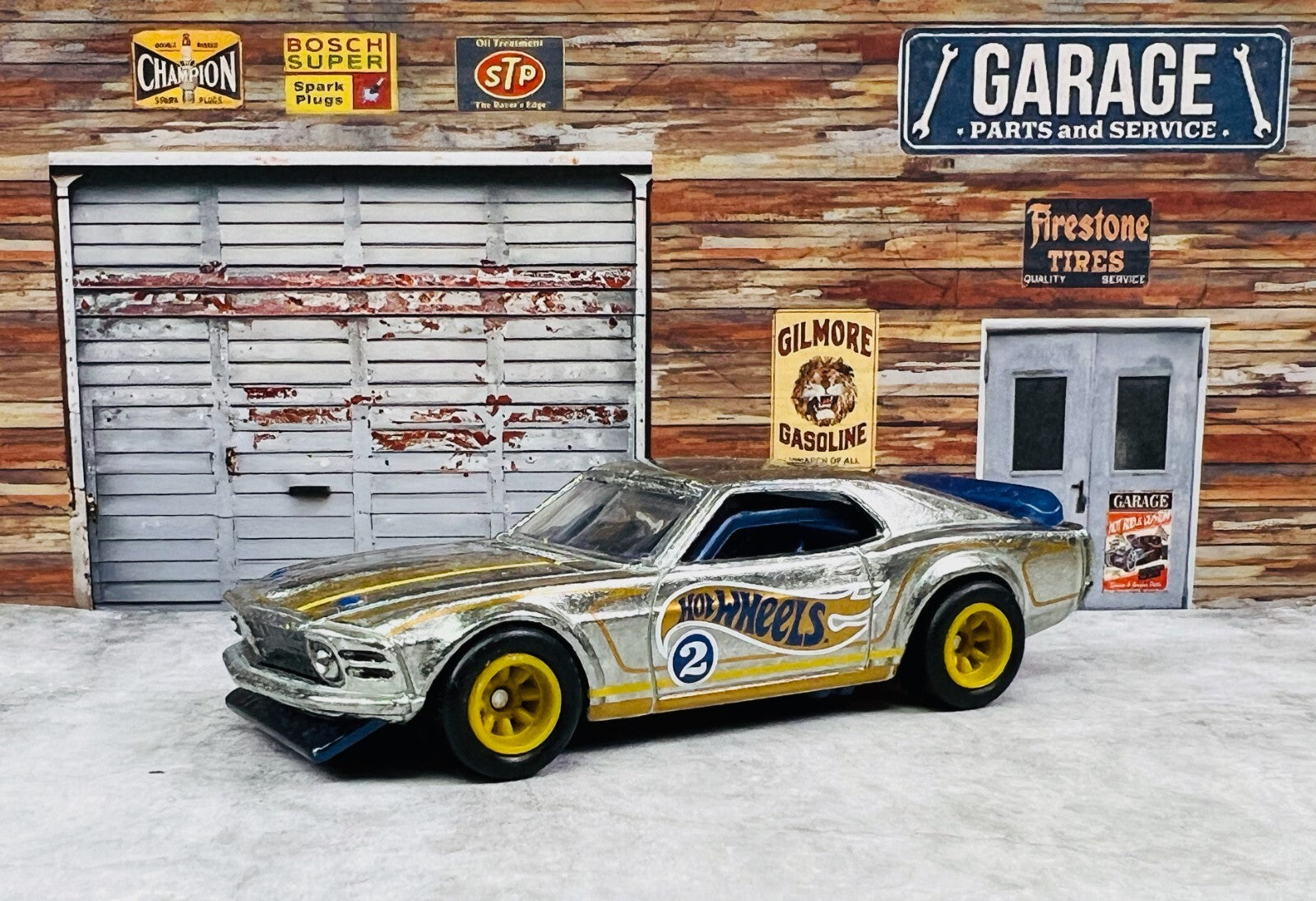 Hot Wheels 70 Mustang Boss 302 ZAMAC Collectors Edition Mail In LegendsTour C20