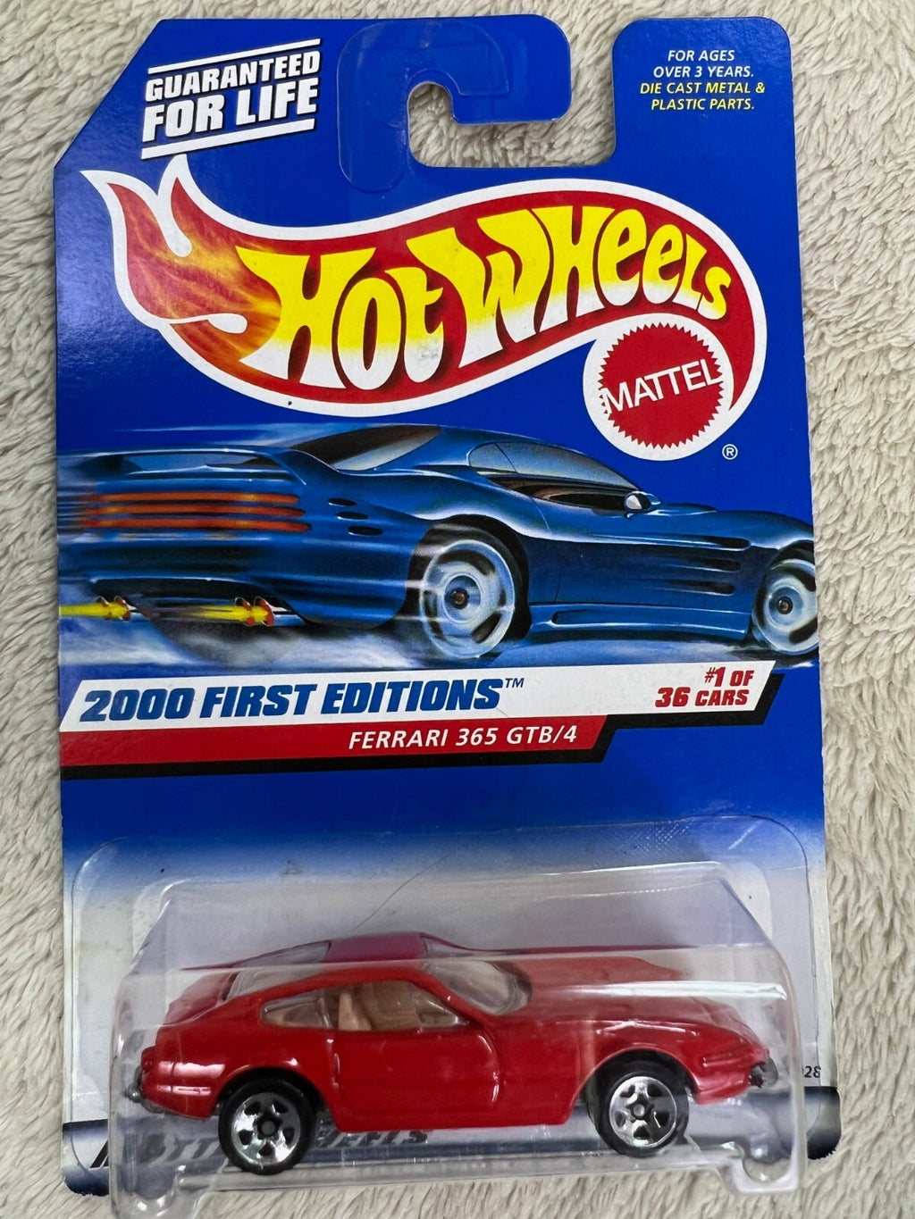 🇮🇹🇮🇹🇮🇹HOT WHEELS Ferrari 365 GTB/4 Red First Editions C12🇮🇹🇮🇹🇮🇹