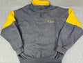 ❄️❄️WHISTLER BLACKCOMB  1/4 zip pullover Mens L Gray Fleece ❄️❄️❄️