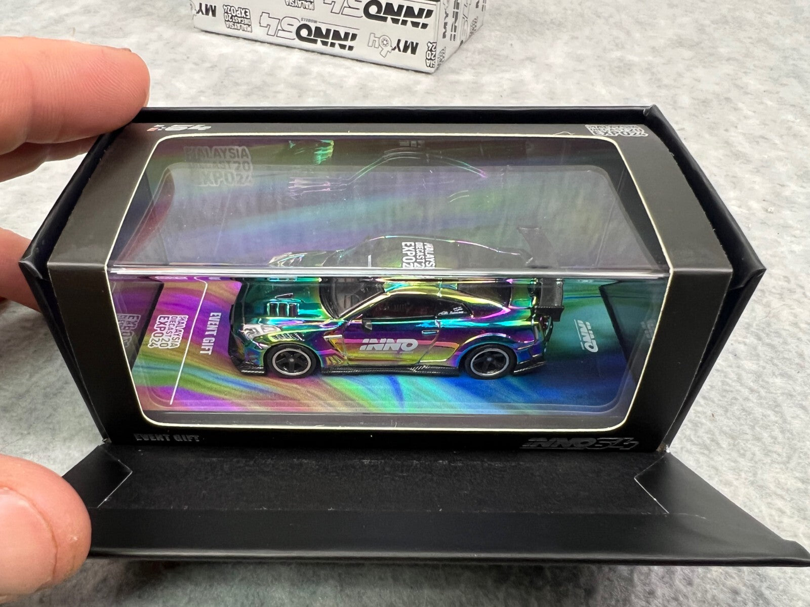 🎌INNO64 2024 Malaysia Diecast Expo Event Gift NISSAN SKYLINE GT-R R35 48 MADE🎌