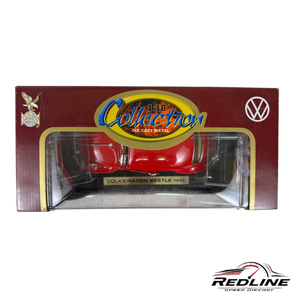 🇩🇪🇩🇪Road Legends 1967 Volkswagen Red Beetle 1:18 LN🇩🇪🇩🇪