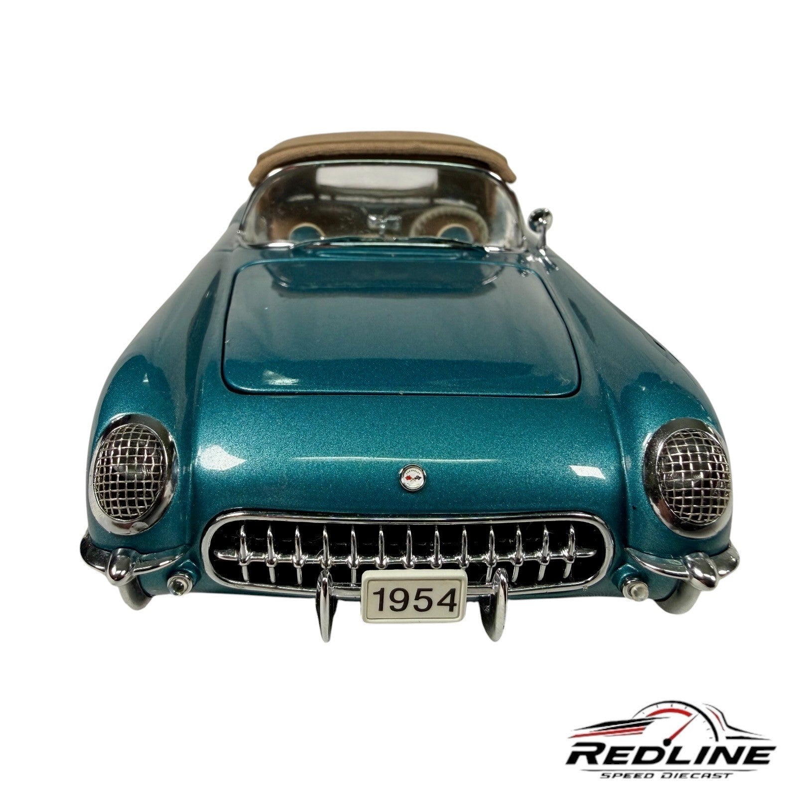 🇺🇸Danbury Mint 1954 Corvette Convertible Blue 1:24 C2🇺🇸