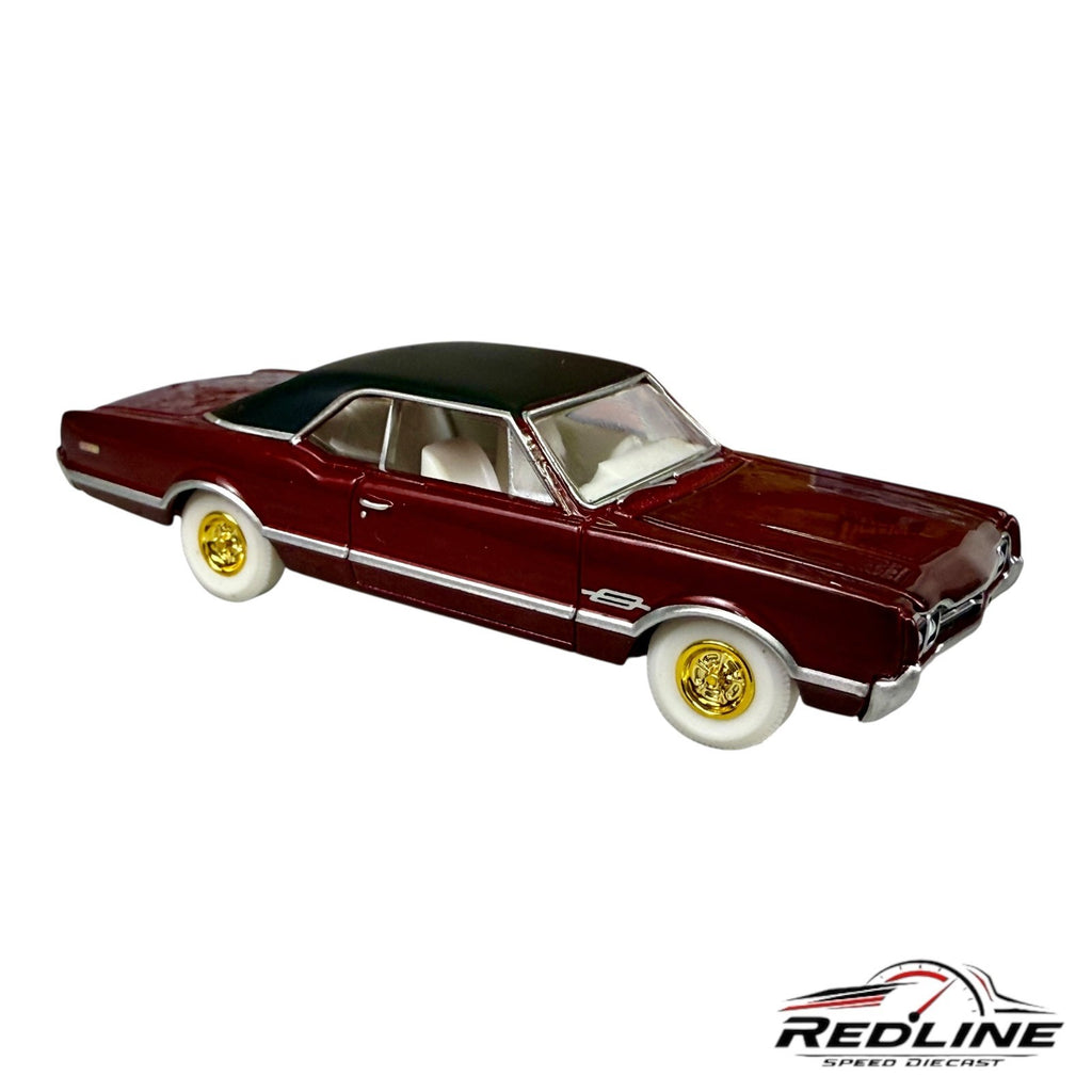 🔥🔥🔥AutoWorld 1966 Oldsmobile 442 Ultra Red Chase Loose C20🔥🔥🔥