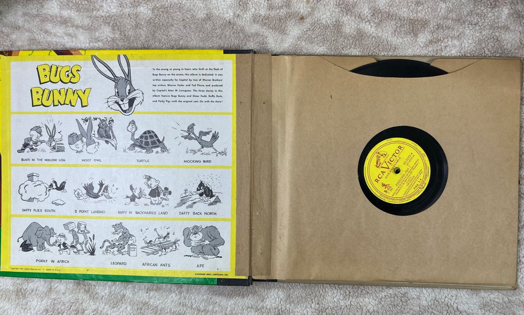 🔥Capitol Presents Bugs Bunny Looney Tunes & Merrie Melodies 78 RPM Mel Blanc🔥