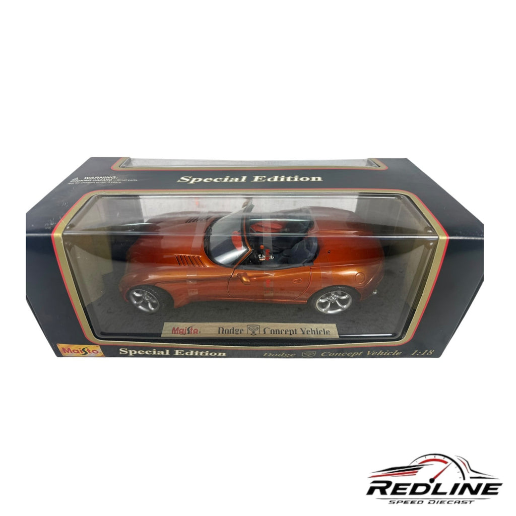 🔥🔥Maisto Special Edition Dodge Concept Vehicle Orange 1:18 B3🔥🔥
