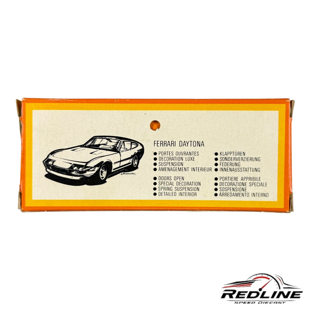 🇮🇹🇮🇹Solido Ferrari Daytona Daytona 365 GTB4 Race Car Red 1:43🇮🇹🇮🇹