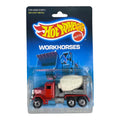 🇺🇸🇺🇸Hot Wheels Blackwall's Workhorses Peterbilt Cement Truck H22🇺🇸🇺🇸