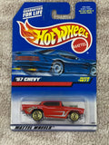 **Vintage 1976 Hot Wheels - Red ‘57 Chevy “Custom Rod” NIP #1077 year 1998 HW05*