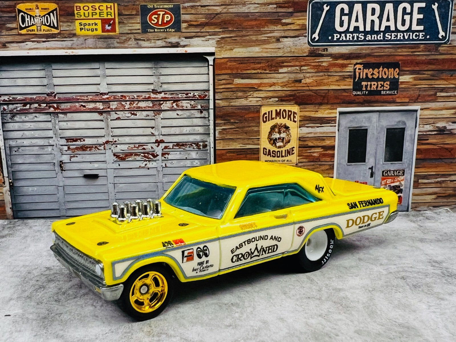 🇺🇸 Hot Wheels 1965 Dodge Coronet Eastbound and Crowned LOOSE C7🇺🇸