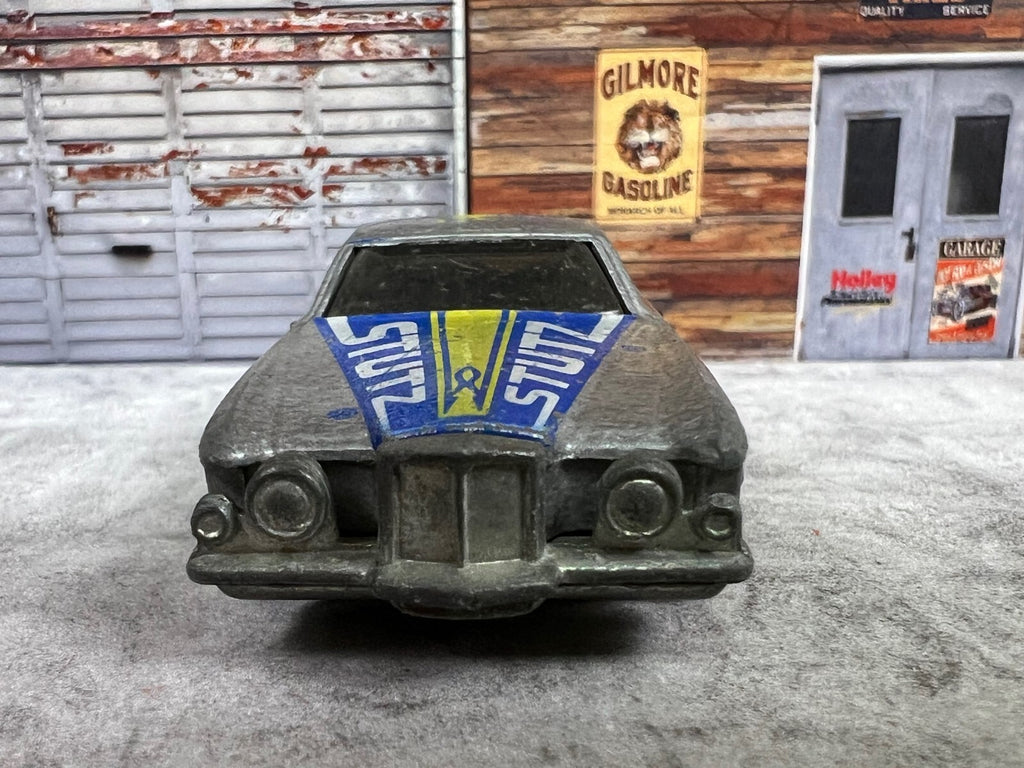 🔥🔥🔥Hot Wheels Stutz Blackhawk 1979 Gray Blackwall Made In Hong Kong C16🔥🔥🔥