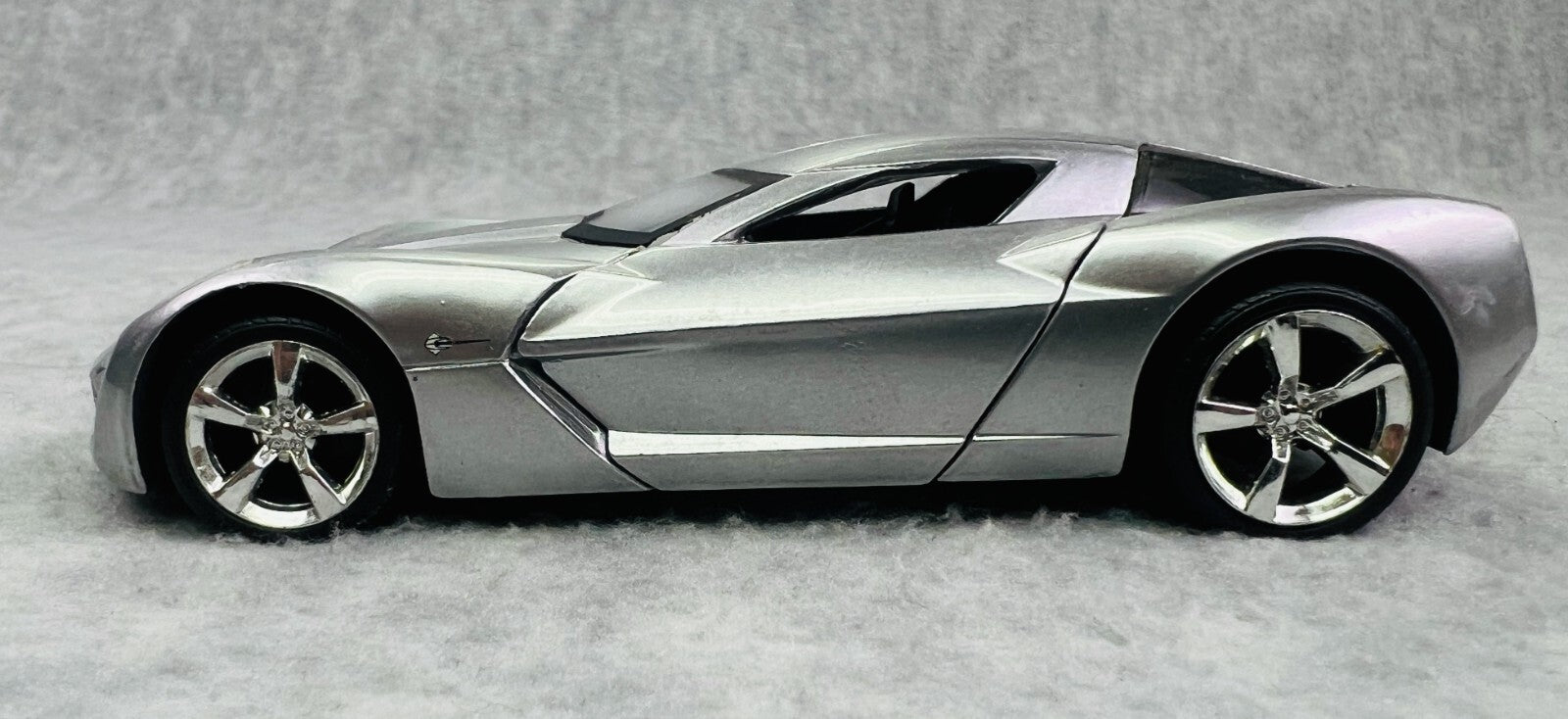 🇺🇸🇺🇸Jada Bigtime Muscle 2009 Corvette Stingray Concept 1:32 Silver🇺🇸🇺🇸
