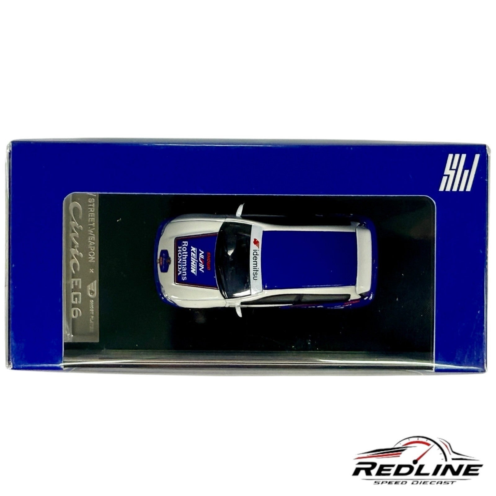 🎌Street Weapon Honda Civic EG6 Blue Rothmans Limited Edition 1:64 H3🎌