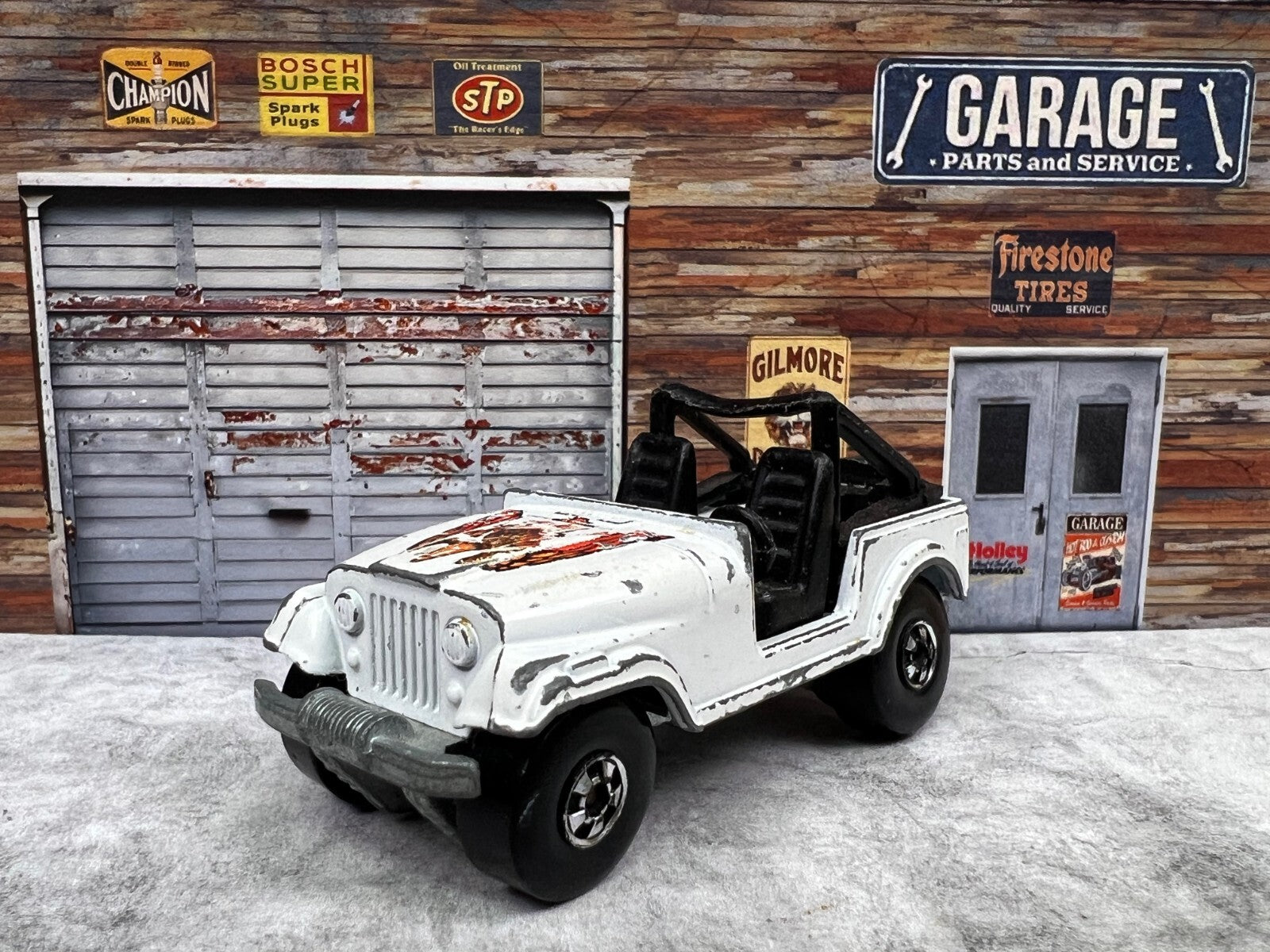 🔥🔥🔥Hot Wheels Jeep CJ-7  No 3259 1981 Hong Kong C12🔥🔥🔥