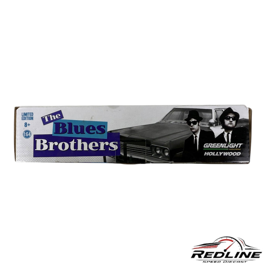 🔥🔥Greenlight BLUE BROTHERS 4-Car Collector Set Film Reel Case 1:64 A2🔥🔥