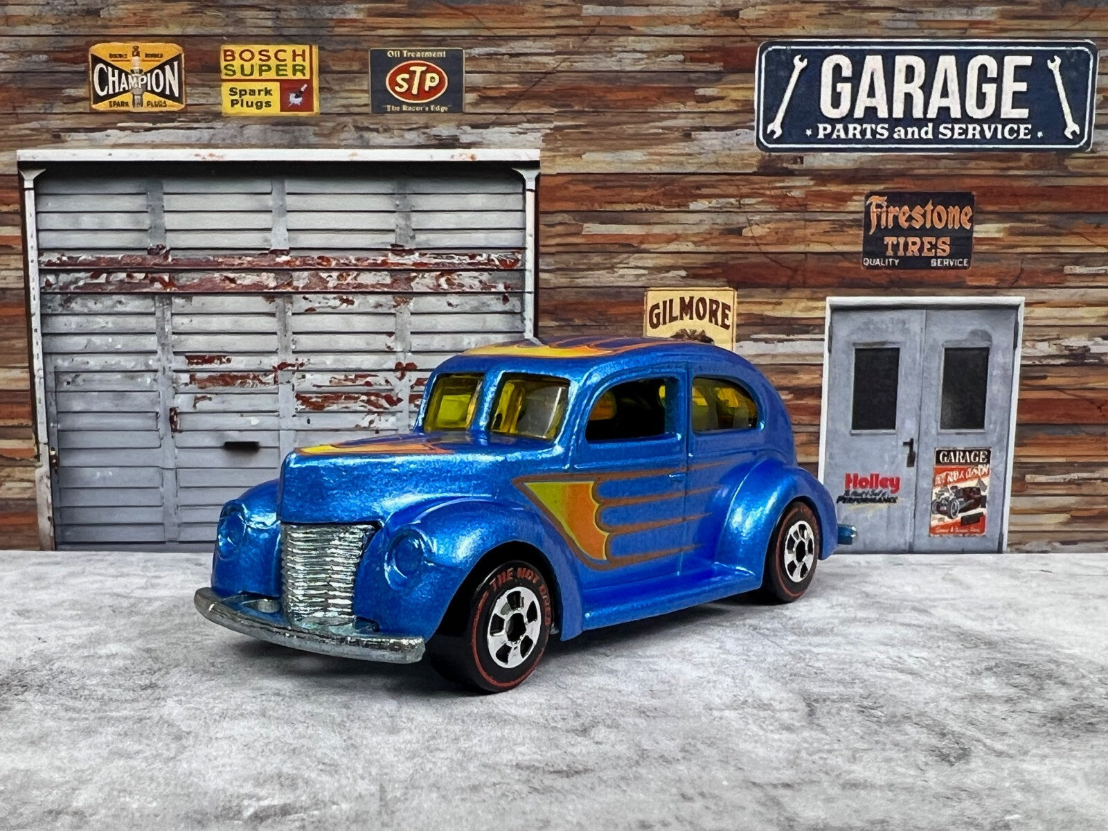 🔥🔥🔥Hot Wheels The Hot Ones Blue Fat Fendered '40s Coupe CHASE🔥🔥🔥