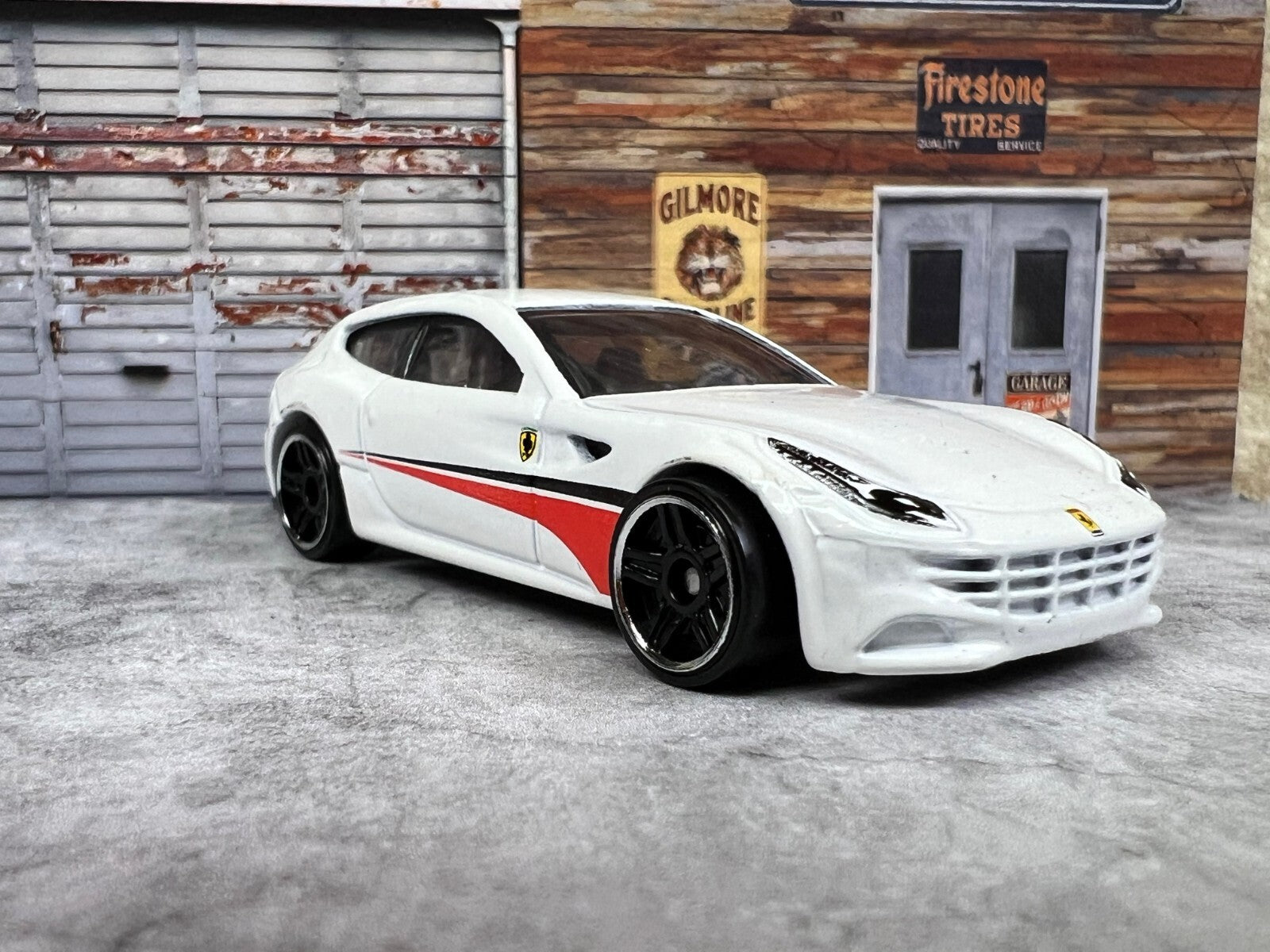🇮🇹🇮🇹🇮🇹Hot Wheels Fleet White Ferrari FF Loose C1 1🇮🇹🇮🇹🇮🇹