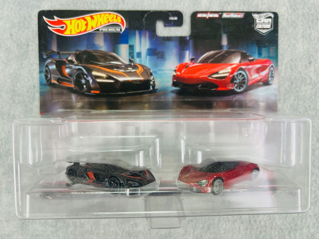 🇬🇧Hot Wheels Premium Car Culture 2 Pack McLaren Senna and McLaren 720S🇬🇧