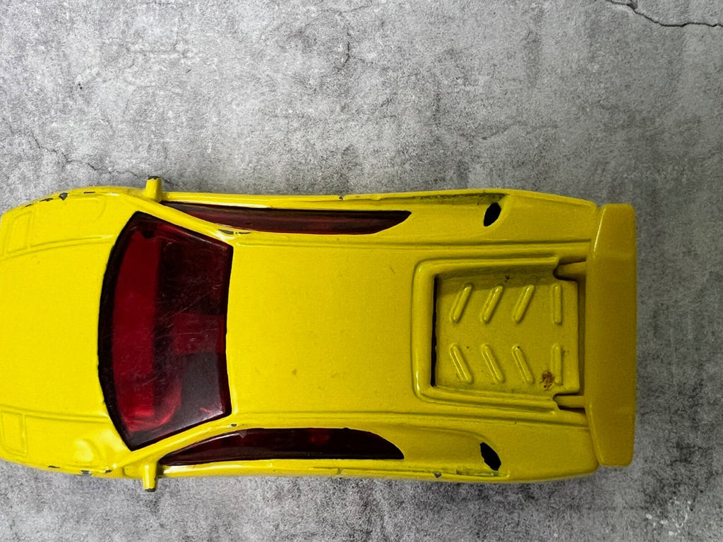 🇮🇹🇮🇹Vintage 1990 Ultra Hot Wheels Yellow Lamborghini Diablo C12🇮🇹🇮🇹