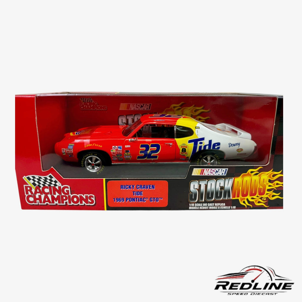 Racing Champions 1969 Pontiac GTO Ricky Craven #32 Tide 1/18 Scale STOCK ROD C3