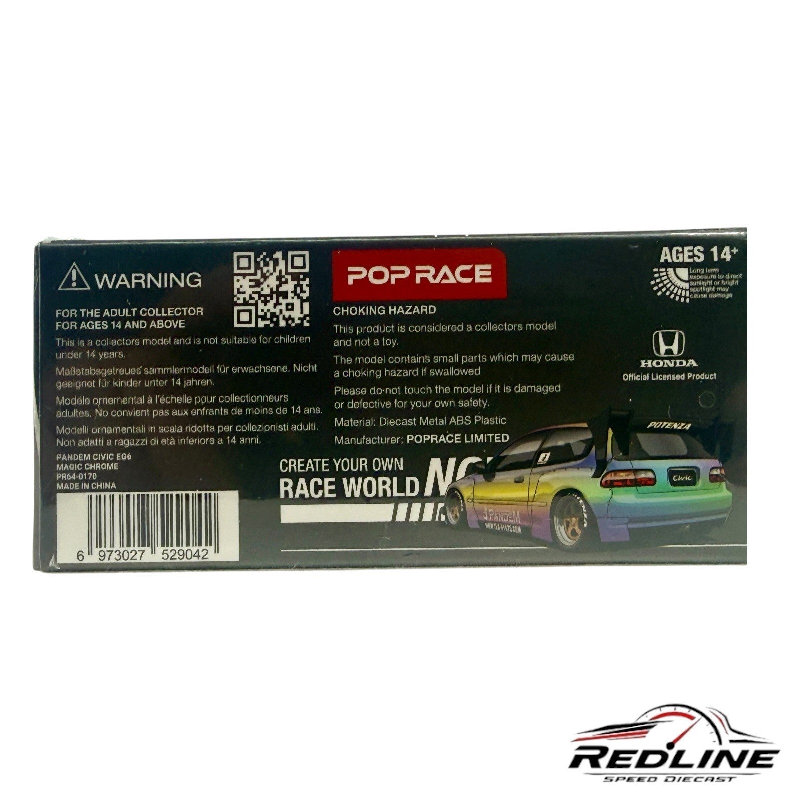 🎌🎌Poprace Honda Civic Panden EG6 Magic Chrome IDE Expo 2024 SEALED H15🎌🎌