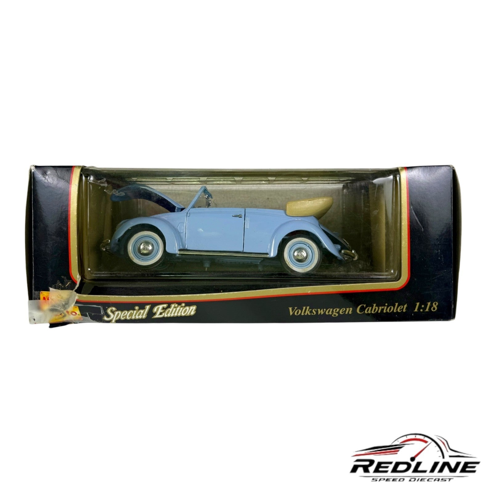 🇩🇪🇩🇪Maisto Special Edition Volkswagen Cabriolet 1951 Blue 1:18🇩🇪🇩🇪