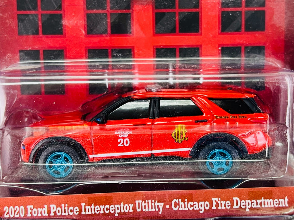 Greenlight Chicago Fire & Rescue 2020 Ford Police Interceptor Utility Chase H33
