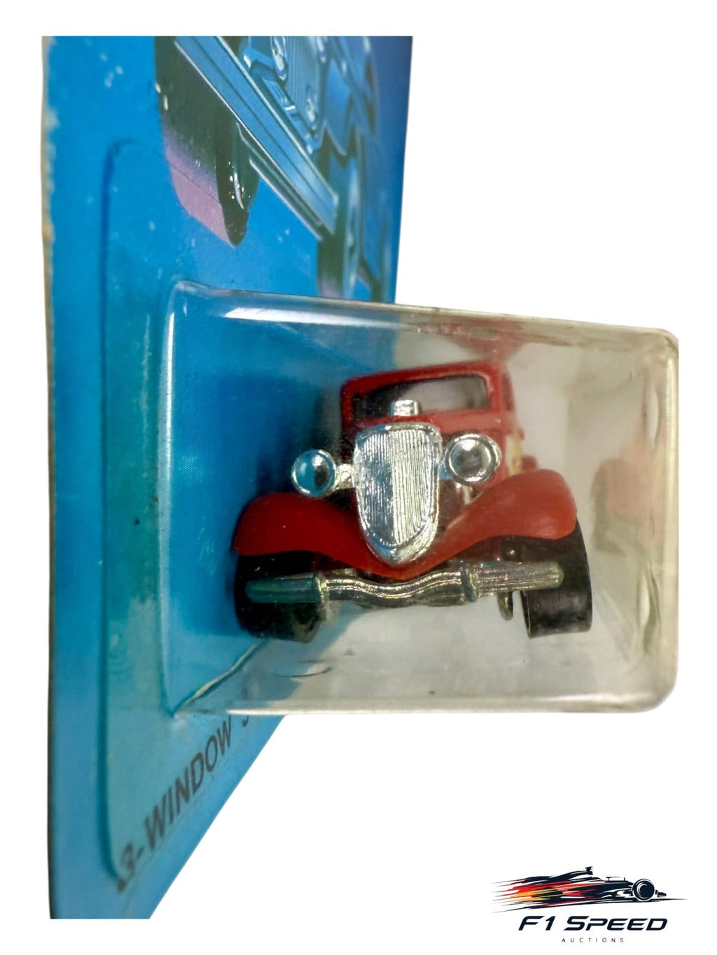 🔥🔥🔥Hot Wheels 3-Window '34 Hot Rod Red w/t Flames  H31🔥🔥🔥