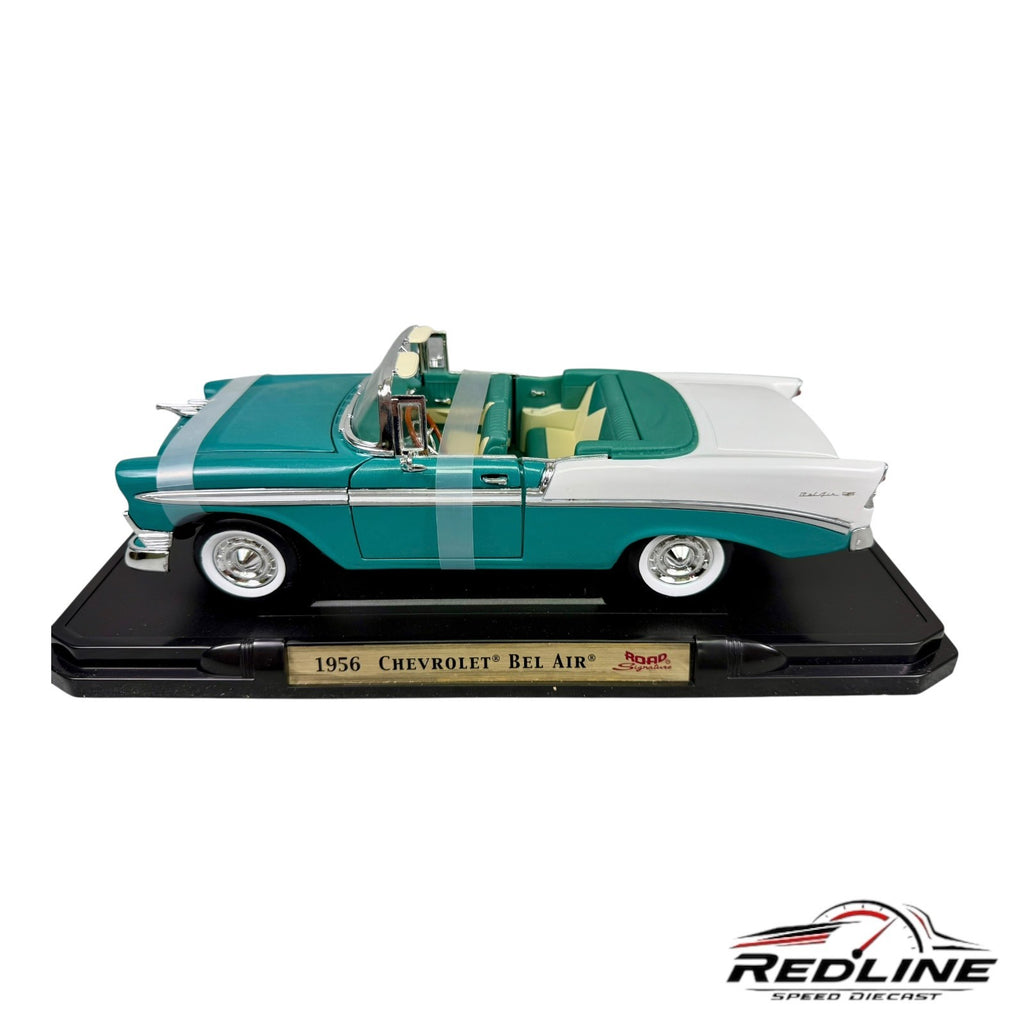 🇺🇸🇺🇸Road Signature Leather Series 1956 Chevrolet Bel Air 1/18🇺🇸🇺🇸