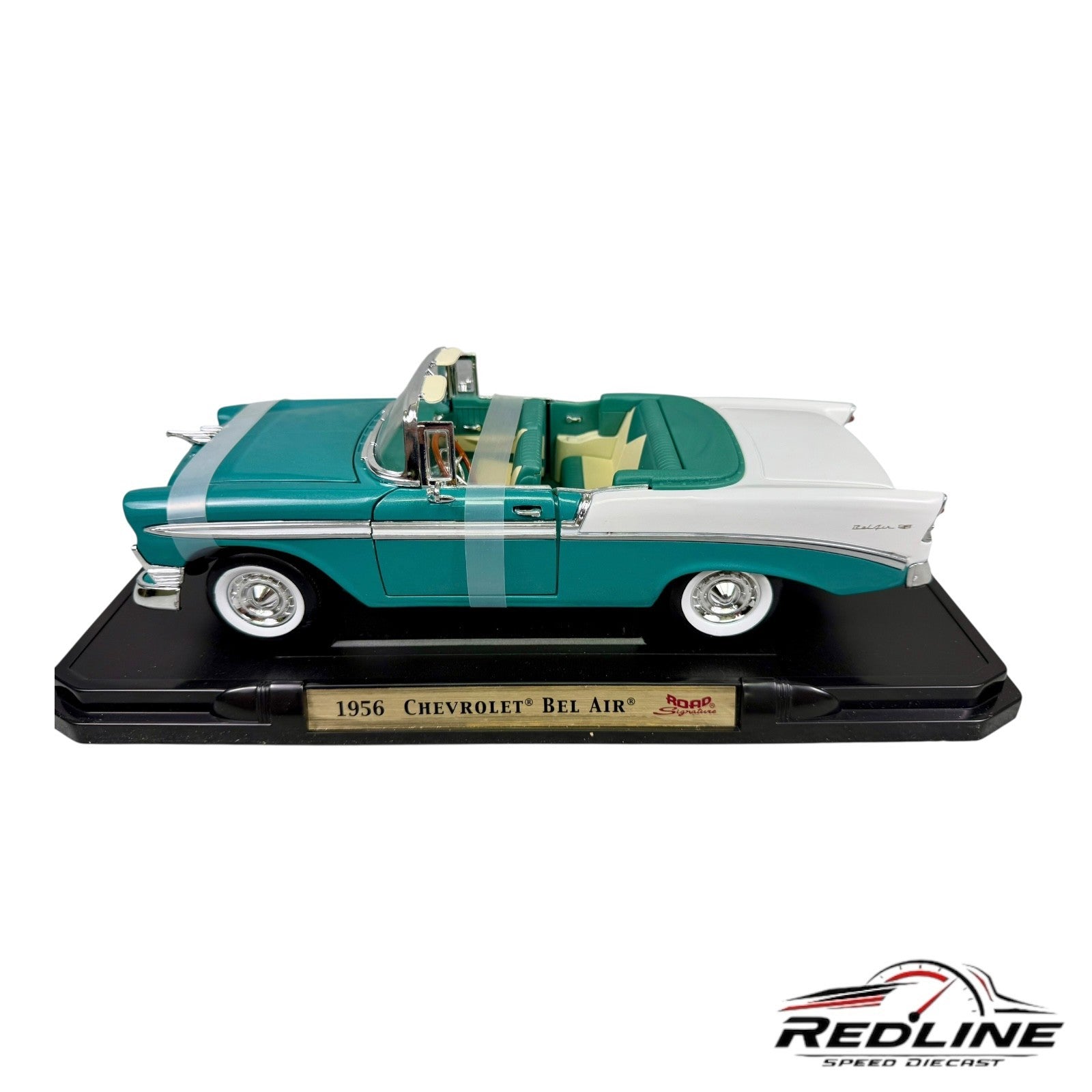 🇺🇸🇺🇸Road Signature Leather Series 1956 Chevrolet Bel Air 1/18🇺🇸🇺🇸