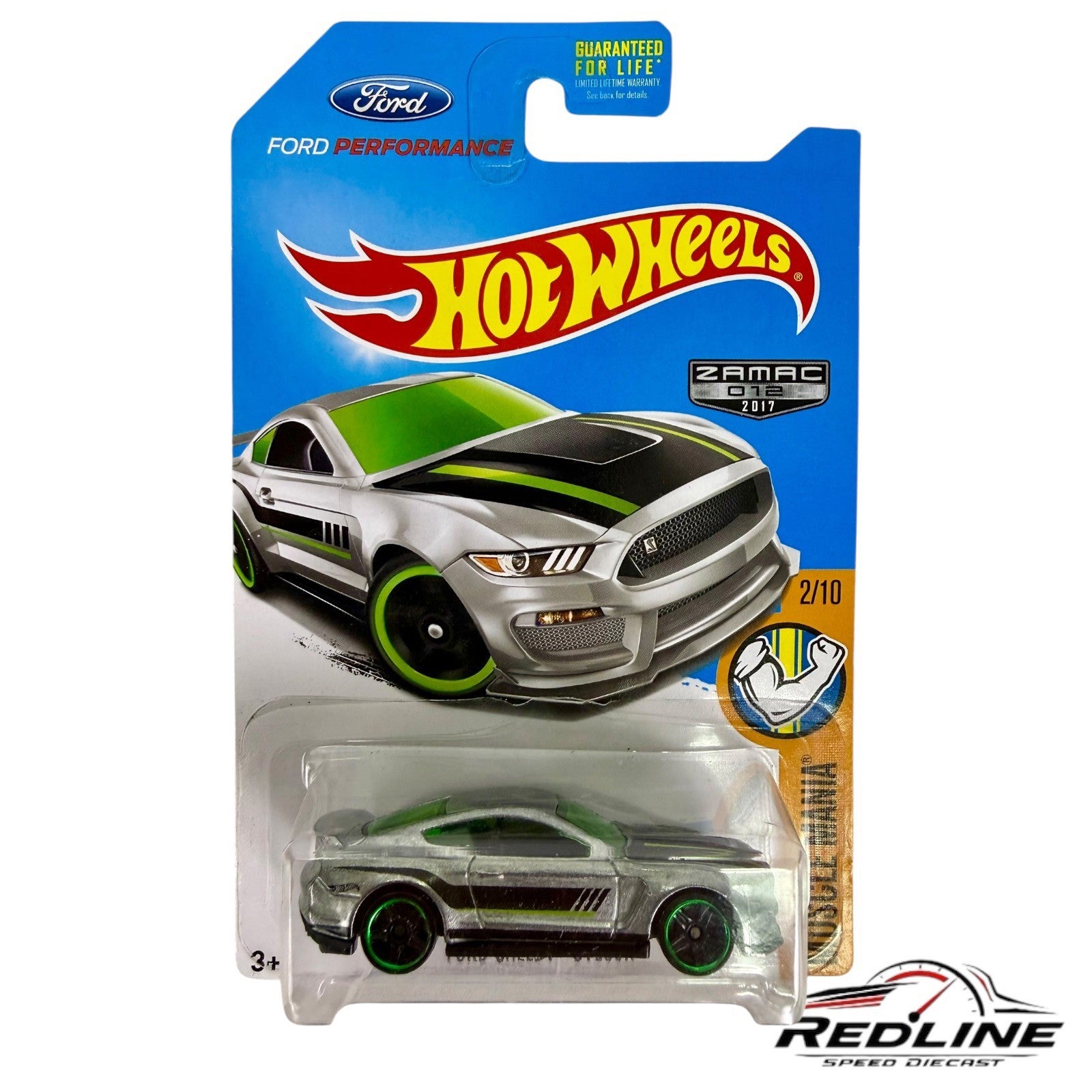 Hot Wheels Ford Shelby GT350R Mustang ZAMAC Walmart Muscle Mania H6