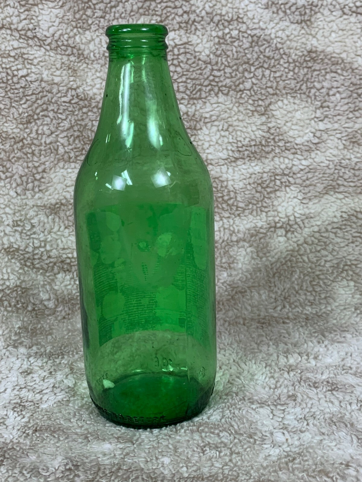 *****Vintage Feldschlosschen  Green Beer Bottle Glass Empty Barware BB01********