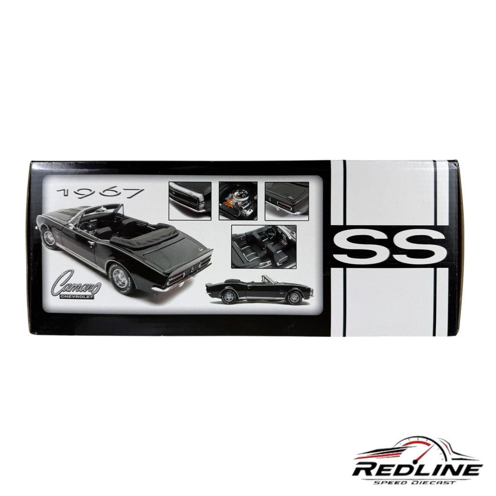 🇺🇸Exact Detail 1967 RS/SS Chevrolet Camaro Convertible Black C3 1:18🇺🇸