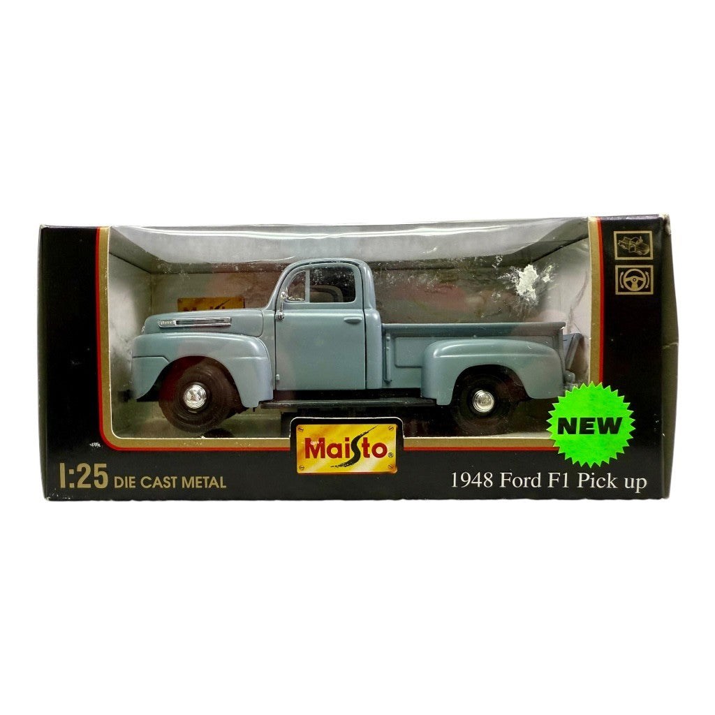 🇺🇸🇺🇸🇺🇸Maisto 1948 Ford F1 Pickup Blue  1:24 Scale🇺🇸🇺🇸🇺🇸