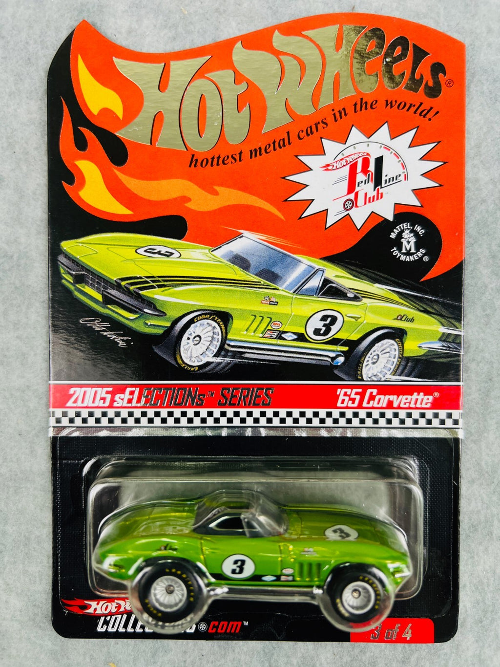 🇺🇸HOT WHEELS RLC 2005 Selection Series '65 Corvette #293/7832 H31🇺🇸