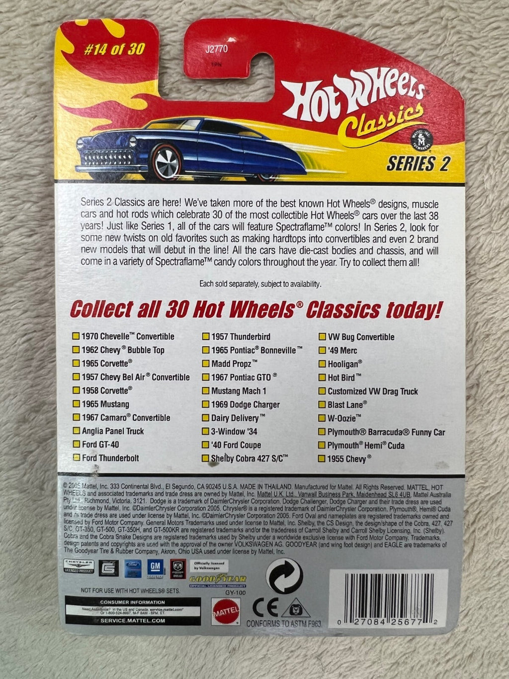 🔥🔥🔥🔥Hot Wheels Classics Series 2 1967 Pontiac GTO 1/64 Scale HW13🔥🔥🔥🔥