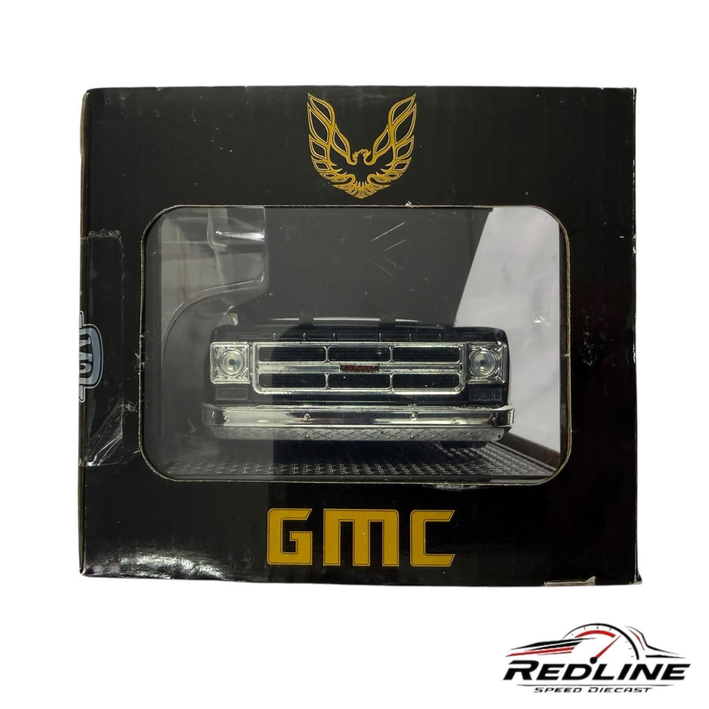 🇺🇸M2 Machines 1976 GMC Sierra Grande 15 Custom Trans Am Black R108 1:24🇺🇸