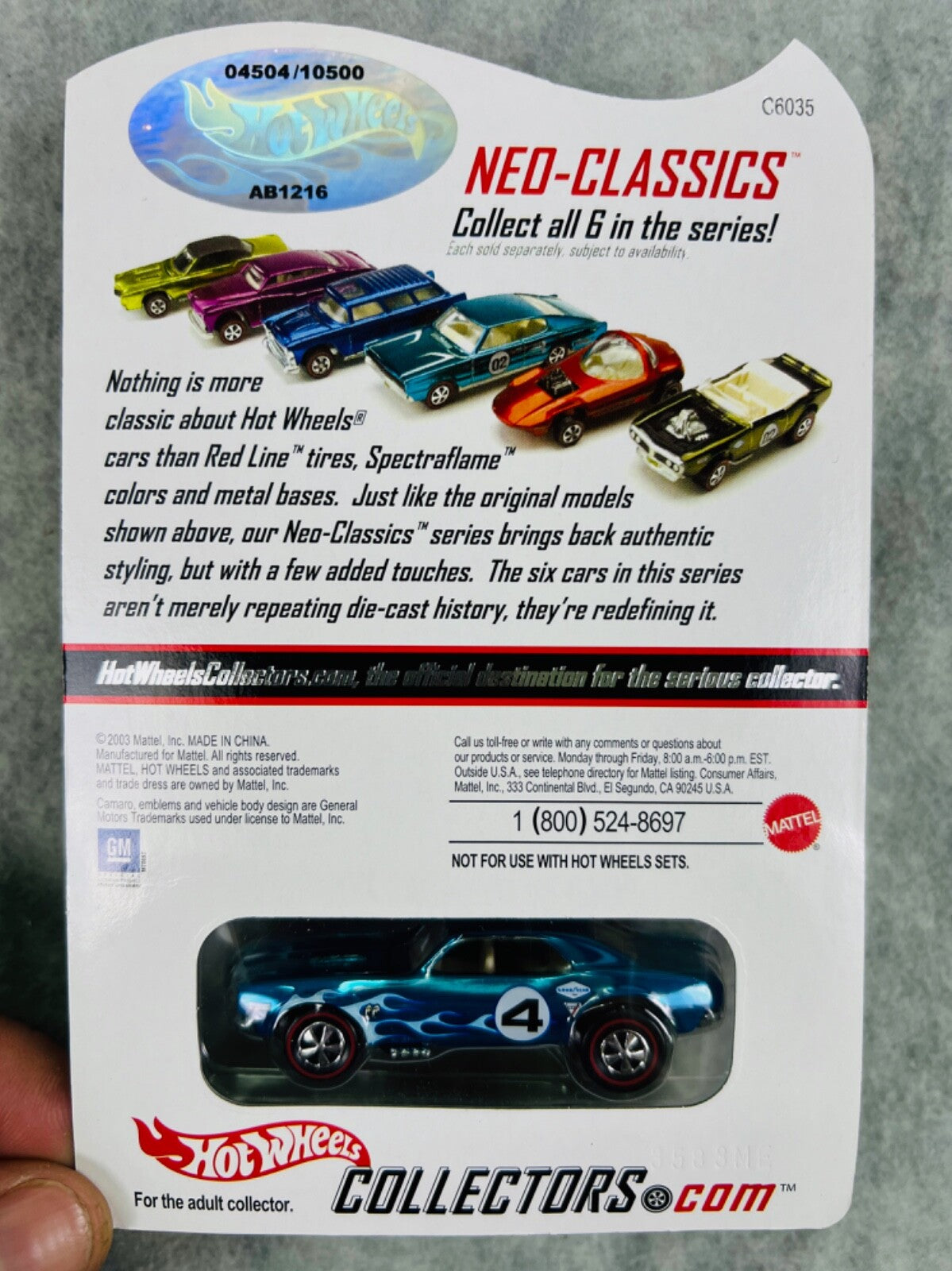 🇺🇸🇺🇸Hot Wheels  67 CHEVY CAMARO Blue RLC Series 3 4504/10500 H31🇺🇸🇺🇸