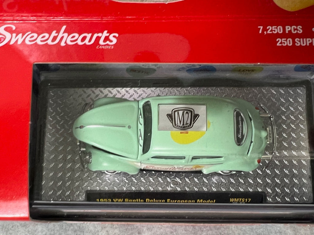 🇩🇪🇩🇪M2 Machines Sweethearts 1953 VW Beetle Deluxe European Model H7🇩🇪🇩🇪