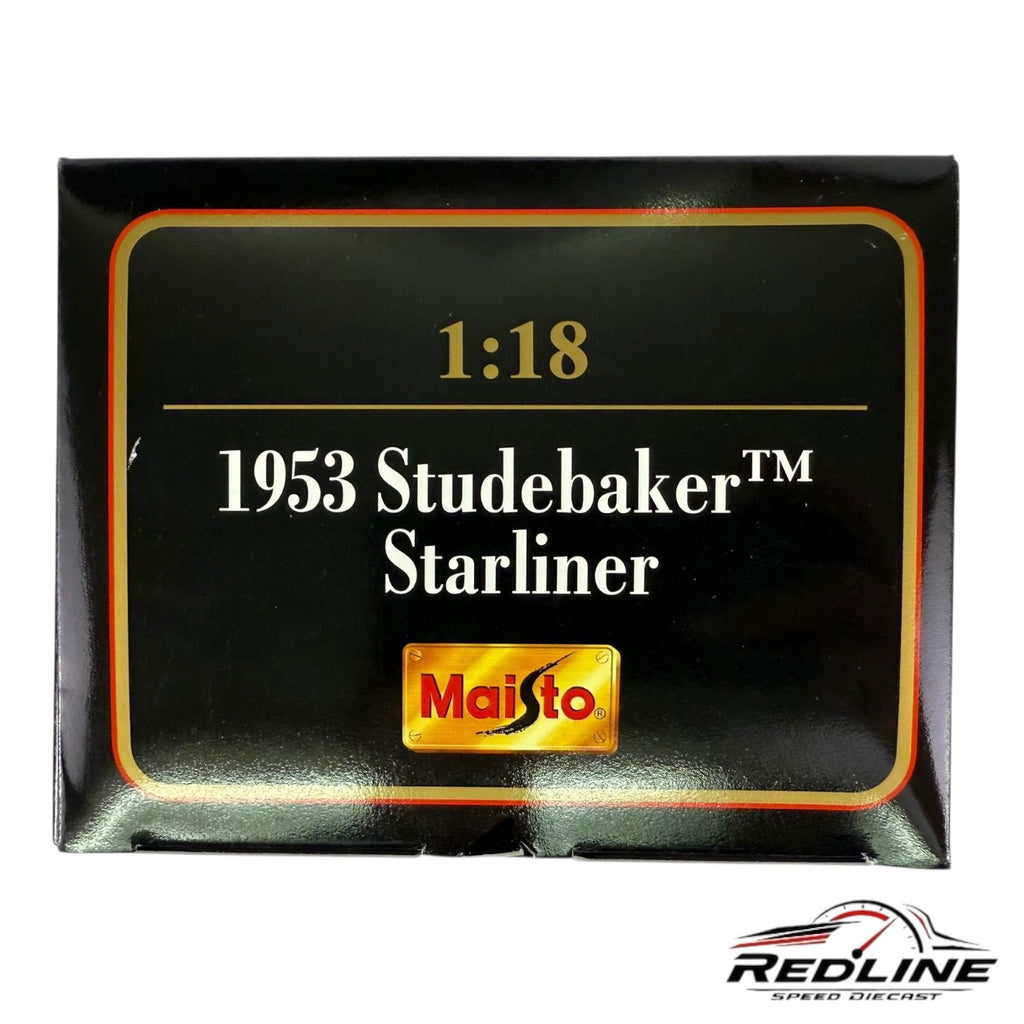 🇺🇸🇺🇸🇺🇸Maisto 1953 Studebaker Starliner Green 1:18 C1🇺🇸🇺🇸🇺🇸