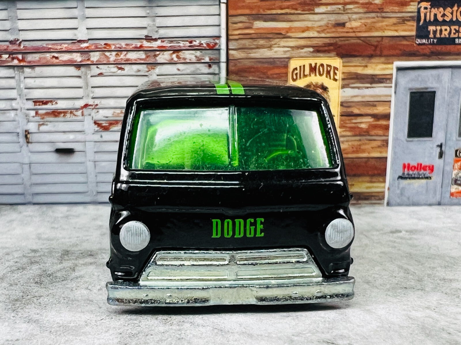 🇺🇸🇺🇸🇺🇸 Hotwheels '66 Dodge A100 Green Lantern C23🇺🇸🇺🇸🇺🇸