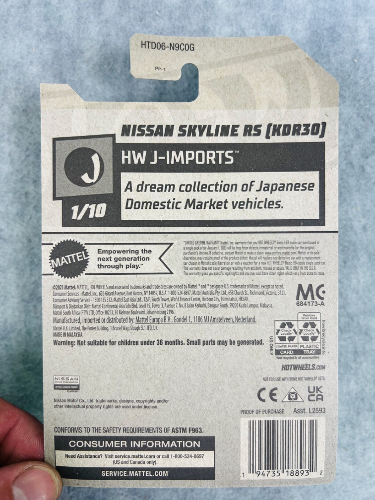 🎌🎌🎌Hot Wheels HW J-Imports Nissan Skyline RS KDR30 Green H30🎌🎌🎌