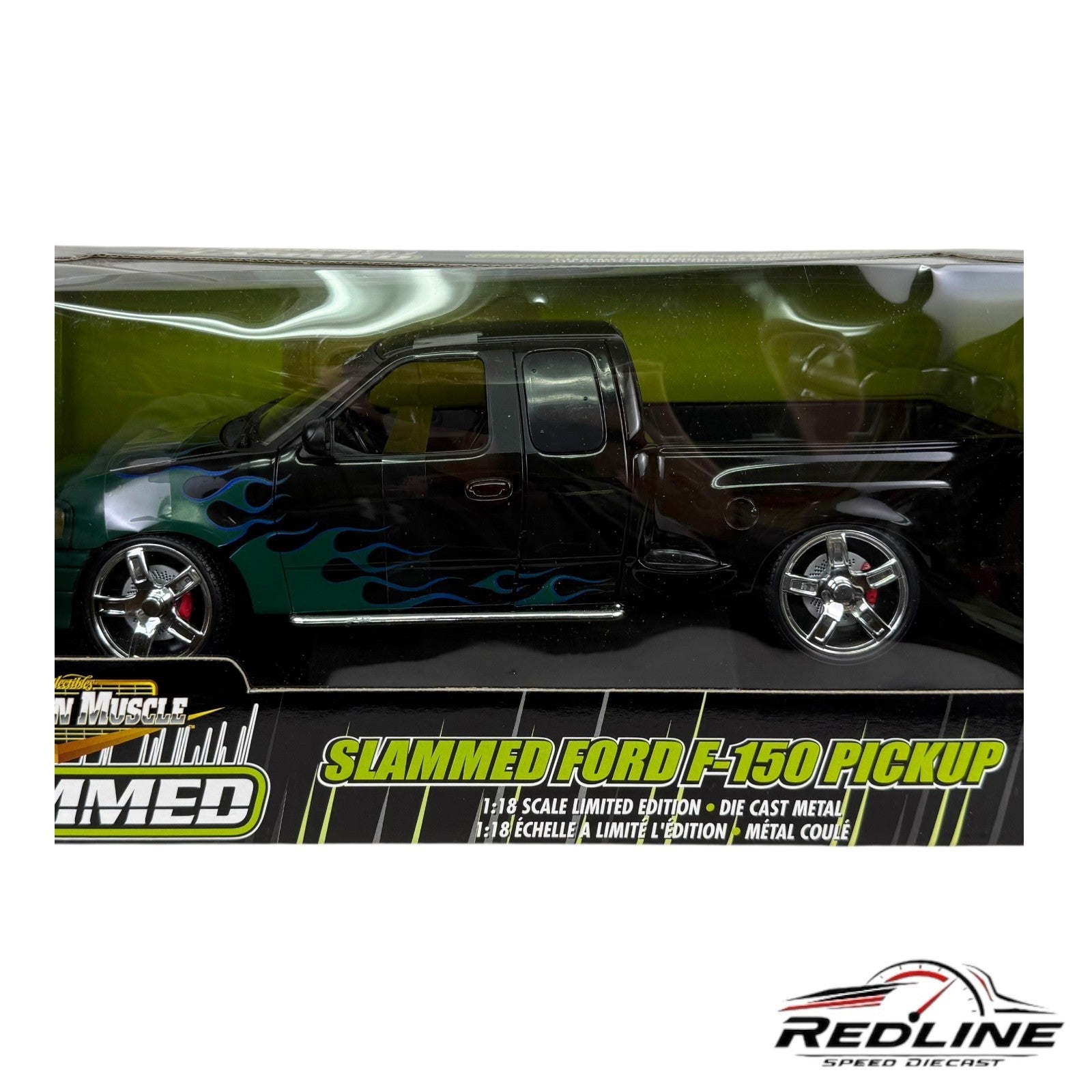 🇺🇸🇺🇸Ertl American Muscle Slammed Ford F-150 Pickup 1:18 LN🇺🇸🇺🇸