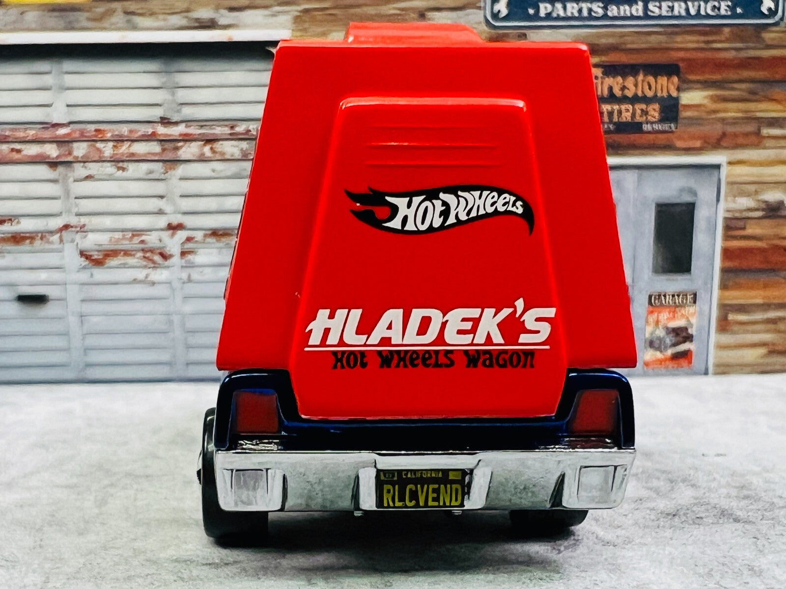 🇺🇸🇺🇸Hot Wheels Rlc Billboard Truck Blue Hladek's C15🇺🇸🇺🇸