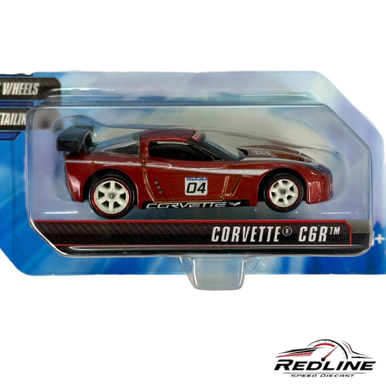 🇺🇸Hot Wheels 2009 Speed Machines Corvette C6R Red🇺🇸
