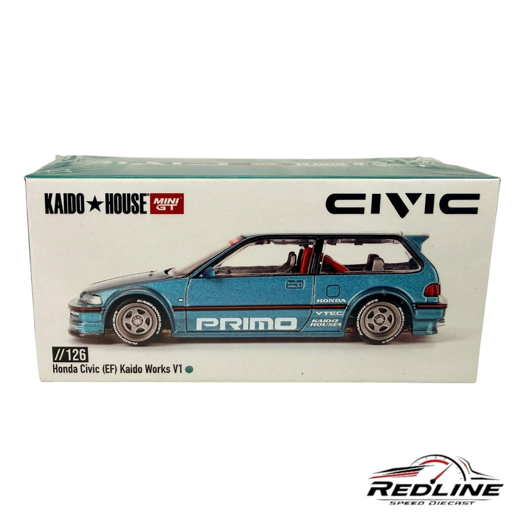 🎌🎌Kaido House Honda Civic EV Kaido Works V1 #126 1:64 H15🎌🎌