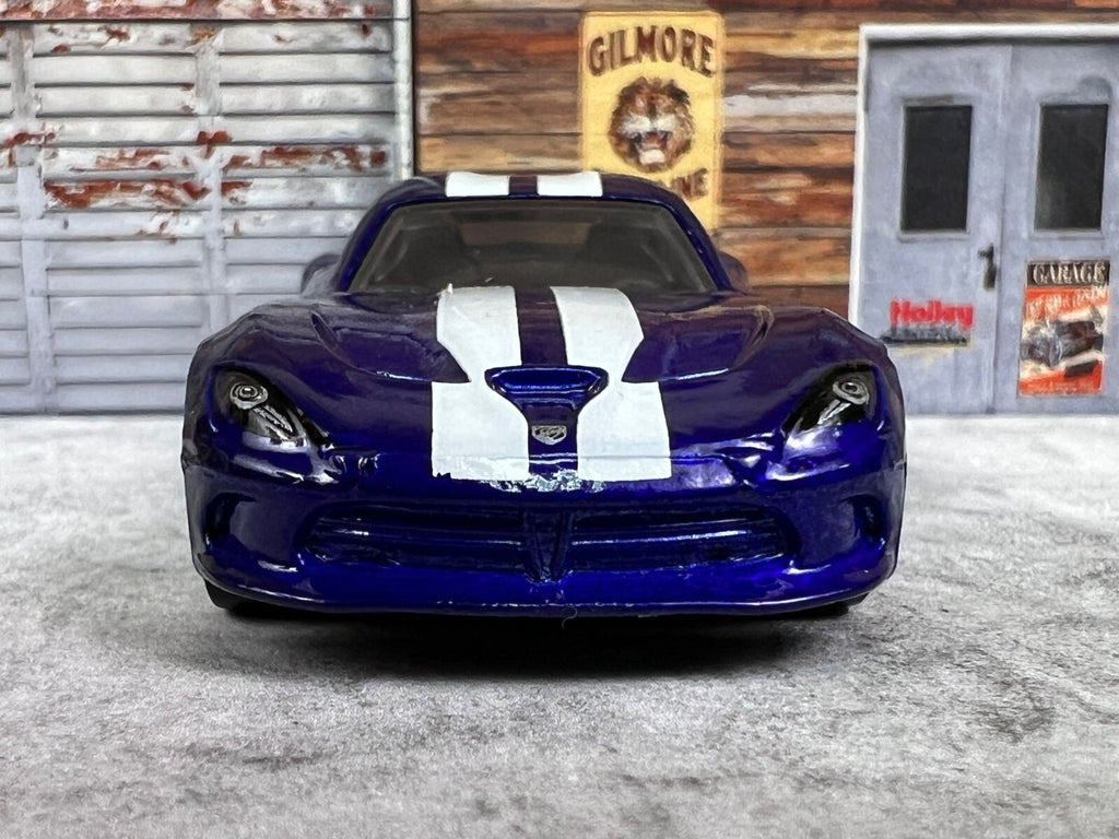 🇺🇸🇺🇸2016 Mattel Hot Wheels Dodge Viper Blue  Diecast Car 🇺🇸🇺🇸